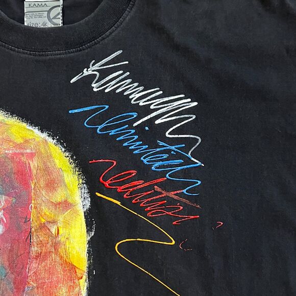 Vintage 90s KAMA 4K Hand Painted Michael Jordan Art Mural Tee Shirt - Men's 4XL - Picture 4 of 8
